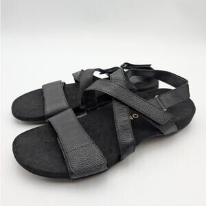 Vionic Raya Slingback Slide Sandal Adjustable Women's Black Size US10 EU41